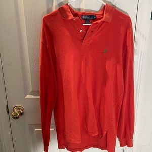 Polo by Ralph Lauren M 100% Cotton Long Sleeve Polo